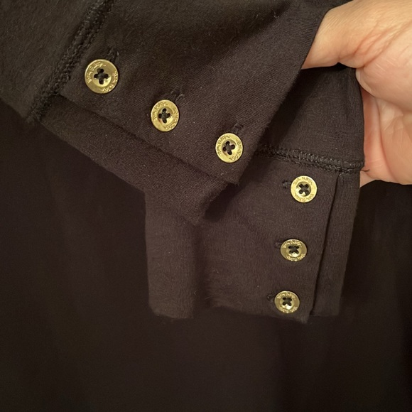 Lilly Pulitzer Black 3/4 Sleeves Sophie Dress Sz Small UPF 50+ Sun Protection - Picture 7 of 13